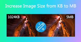 Increase Image Size in KB to MB